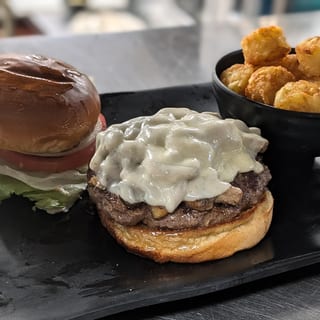 Mushroom Provolone Burger